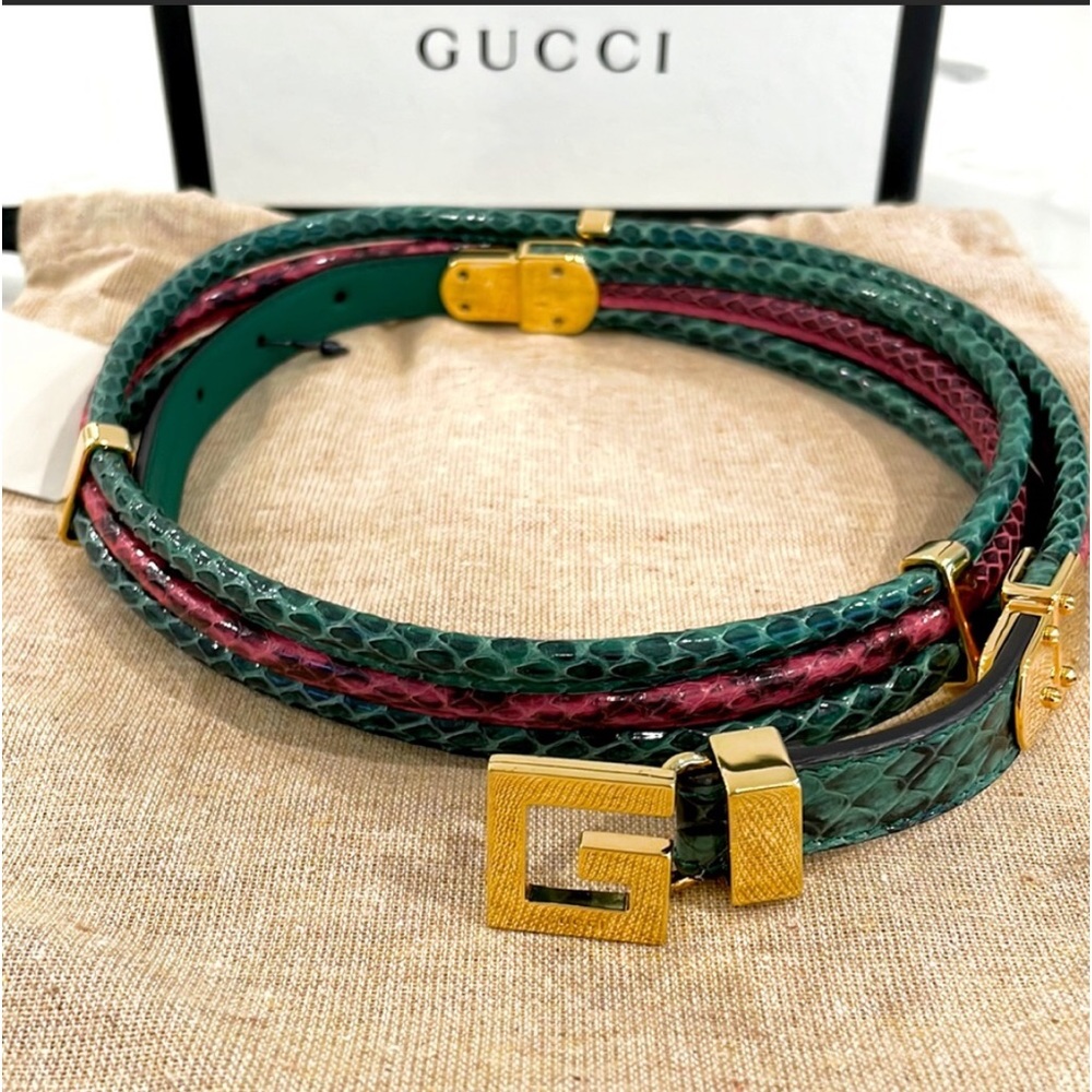 Very rare— snake skin belt nwt